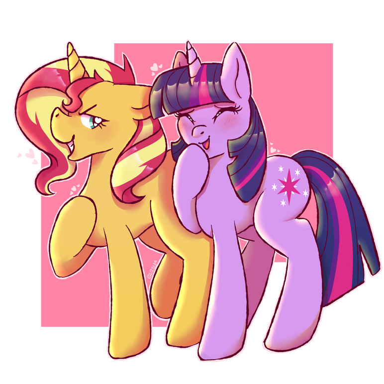 Twilight Sparkle and Sunset Shimmer (MLP)