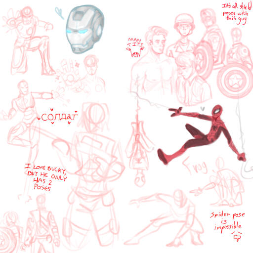 Random MCU doodles