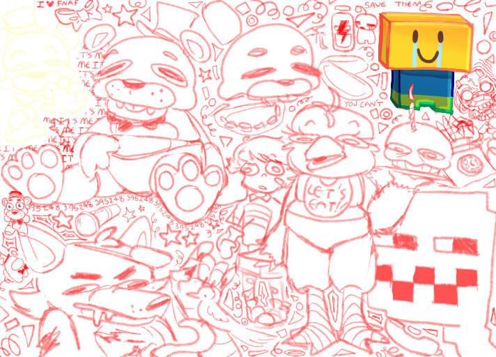 Random FNAF doodles