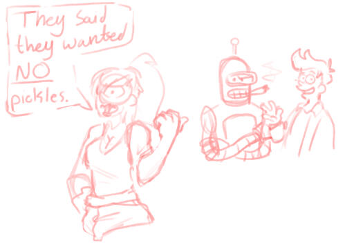 Leela, Bender, and Fry (Futurama)